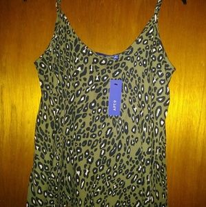 Animal print camisole